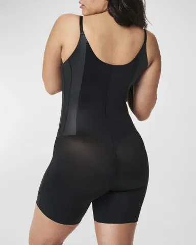 Spanx Super Sculpt Open-Bust Mid-Thigh Bodysuit | Thumbnail 2