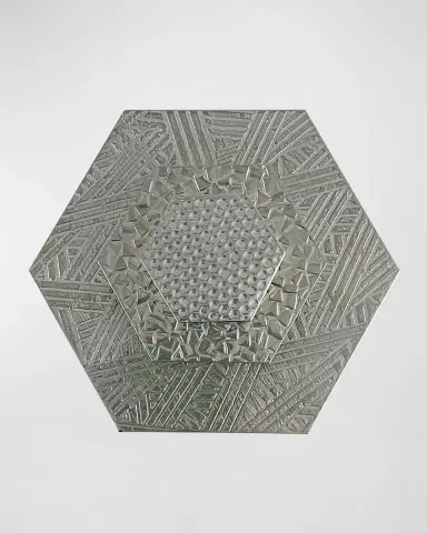 Joy Stember Metal Arts Studio Dinah Collection Hexagonal Tzedakah Box by Joy Stember | Thumbnail 2