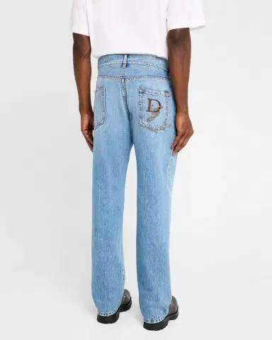 Dolce & Gabbana Men's Prima Straight-Leg Jeans | Thumbnail 3 Dolce & Gabbana Men's Prima Straight-Leg Jeans | Thumbnail 3