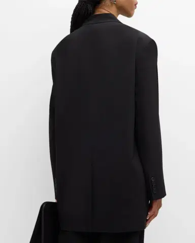 The Row Obine Oversized Single-Breasted Jacket | Thumbnail 3 The Row Obine Oversized Single-Breasted Jacket | Thumbnail 3