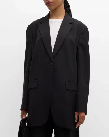 The Row Obine Oversized Single-Breasted Jacket | Thumbnail 4 The Row Obine Oversized Single-Breasted Jacket | Thumbnail 4