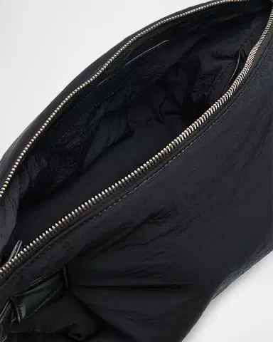 Bottega Veneta Men 's Crossroad Paper Nylon Small Pouch | Thumbnail 3