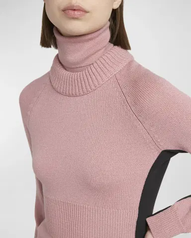 Moncler Grenoble Wool and Fleece Turtleneck Sweater | Thumbnail 5 Moncler Grenoble Wool and Fleece Turtleneck Sweater | Thumbnail 5