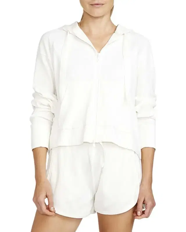 Sugar Swizzle Rib Cropped Hoodie