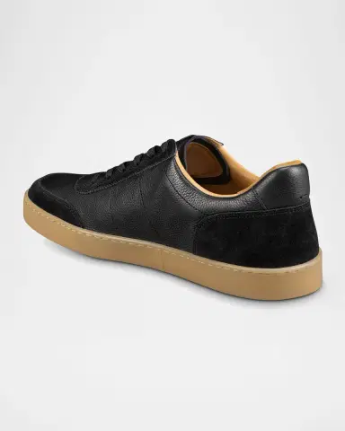 Allen Edmonds Men's Liam Grained Leather Low-Top Sneakers | Thumbnail 2 Allen Edmonds Men's Liam Grained Leather Low-Top Sneakers | Thumbnail 2