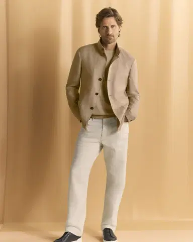 Zegna Men's Cashseta Cashmere and Silk Crewneck Sweater | Thumbnail 5 Zegna Men's Cashseta Cashmere and Silk Crewneck Sweater | Thumbnail 5