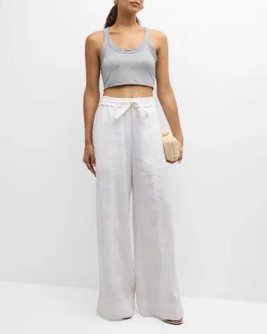 A.L.C. Halsey Cropped Scoop-Neck Tank Top | Thumbnail 2 A.L.C. Halsey Cropped Scoop-Neck Tank Top | Thumbnail 2