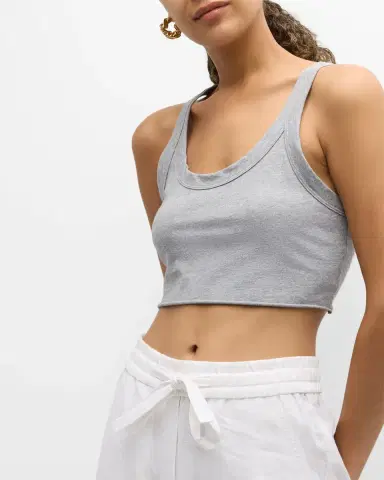 A.L.C. Halsey Cropped Scoop-Neck Tank Top | Thumbnail 7 A.L.C. Halsey Cropped Scoop-Neck Tank Top | Thumbnail 7