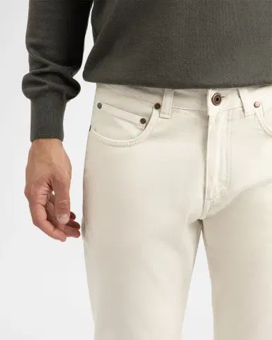 Boglioli Men's Washed Cotton 5-Pocket Pants | Thumbnail 5 Boglioli Men's Washed Cotton 5-Pocket Pants | Thumbnail 5