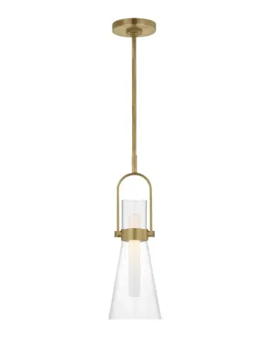 Visual Comfort Signature Larkin 7" Conical Pendant by Ian K Fowler | Thumbnail 1