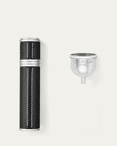 CREED Empty 0.33 oz. Leather Atomizer, Silver/Black | Thumbnail 3