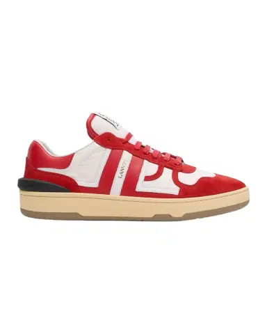 Lanvin Men's Clay Suede and Nylon Low-Top Sneakers | Thumbnail 1 Lanvin Men's Clay Suede and Nylon Low-Top Sneakers | Thumbnail 1