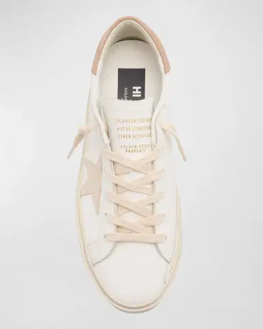 Golden Goose Hi Star Leather Low-Top Sneakers | Thumbnail 4 Golden Goose Hi Star Leather Low-Top Sneakers | Thumbnail 4