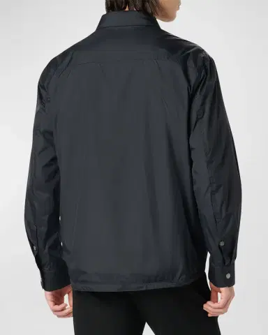Bugatchi Men's Nylon Shirt Jacket | Thumbnail 3 Bugatchi Men's Nylon Shirt Jacket | Thumbnail 3