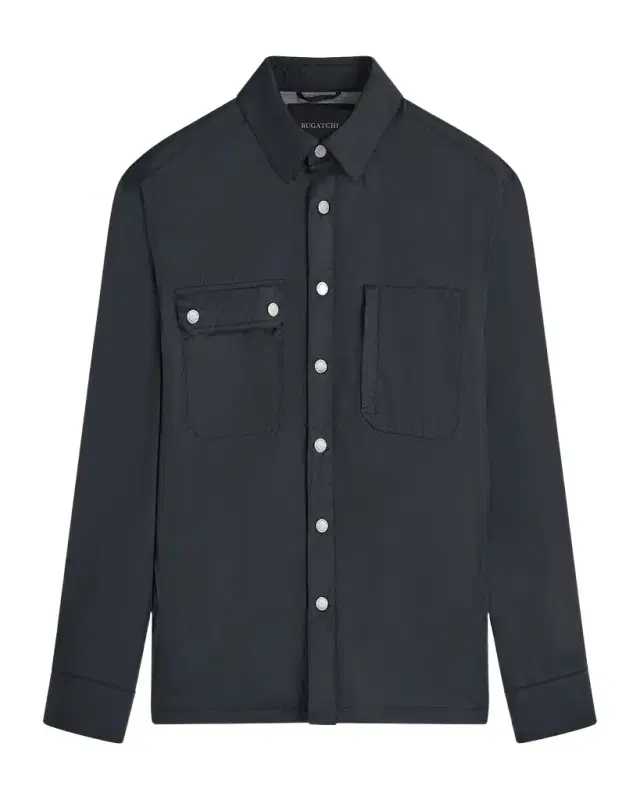 Bugatchi Men 's Nylon Shirt Jacket