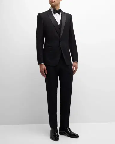 Dolce & Gabbana Men's Martini-Fit Tuxedo Suit | Thumbnail 2 Dolce & Gabbana Men's Martini-Fit Tuxedo Suit | Thumbnail 2