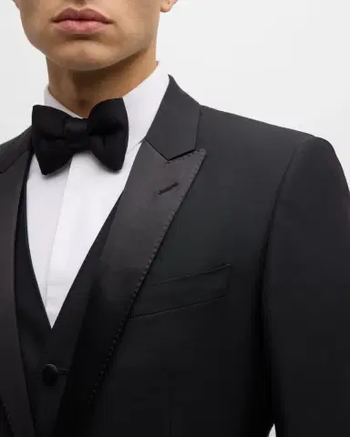 Dolce & Gabbana Men's Martini-Fit Tuxedo Suit | Thumbnail 6 Dolce & Gabbana Men's Martini-Fit Tuxedo Suit | Thumbnail 6