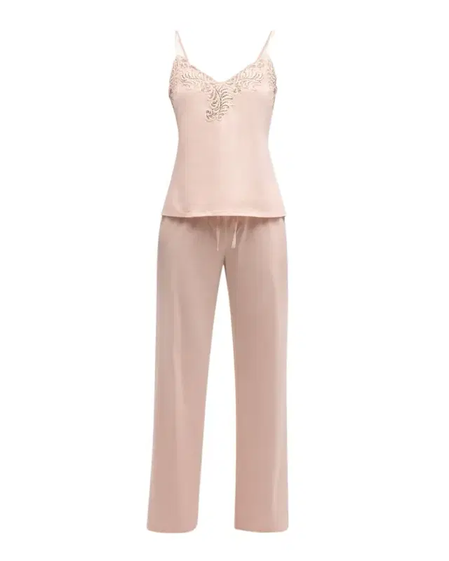 Feathers Essential Lace-Trim Cami Pajama Set