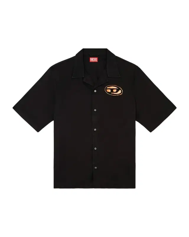Men 's S-Stan Bleach D-Logo Camp Shirt