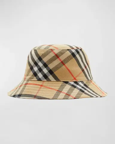 Burberry EKD Check Bucket Hat | Thumbnail 2