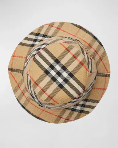 Burberry EKD Check Bucket Hat | Thumbnail 3