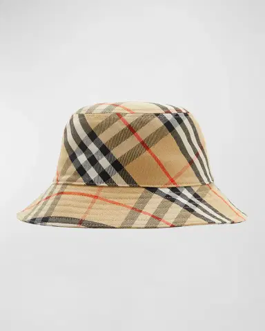 Burberry EKD Check Bucket Hat | Thumbnail 4