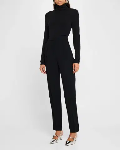 Emporio Armani Essentials Pleated Tapered Trousers | Thumbnail 2 Emporio Armani Essentials Pleated Tapered Trousers | Thumbnail 2