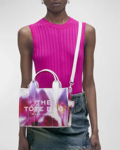 Marc Jacobs The Future Floral Leather Small Tote Bag | Thumbnail 2