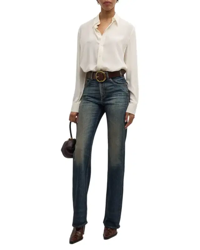 Kaida Bootcut-Leg Telluride Denim Jeans