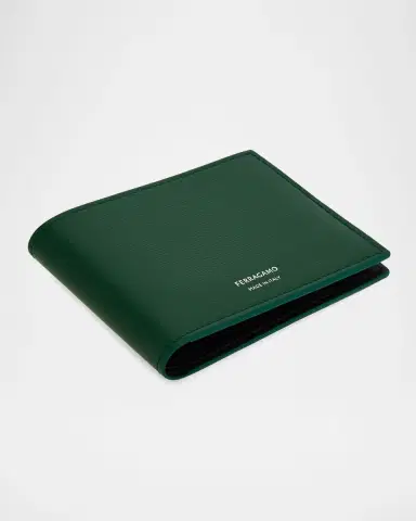 Ferragamo Men's Florence Leather Bifold Wallet | Thumbnail 4 Ferragamo Men's Florence Leather Bifold Wallet | Thumbnail 4