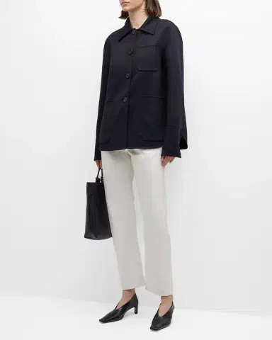 Jil Sander Cashmere Shirt Jacket | Thumbnail 2