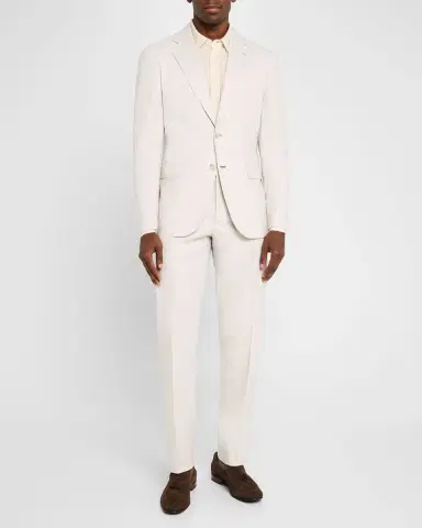 Brioni Men's Wool Twill Suit | Thumbnail 2