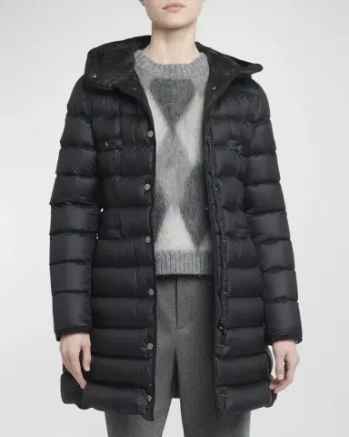 Moncler Hirma Hooded Long Down Jacket | Thumbnail 2 Moncler Hirma Hooded Long Down Jacket | Thumbnail 2