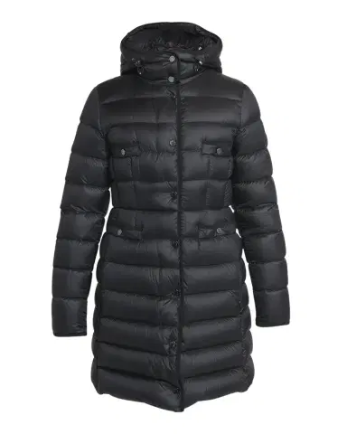 Moncler Hirma Hooded Long Down Jacket | Thumbnail 1 Moncler Hirma Hooded Long Down Jacket | Thumbnail 1