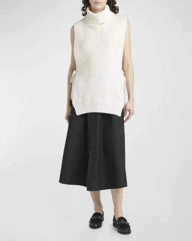 Golden Goose Journey Side-Tie Turtleneck Sweater Vest | Thumbnail 2 Golden Goose Journey Side-Tie Turtleneck Sweater Vest | Thumbnail 2