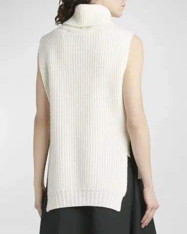 Golden Goose Journey Side-Tie Turtleneck Sweater Vest | Thumbnail 3 Golden Goose Journey Side-Tie Turtleneck Sweater Vest | Thumbnail 3