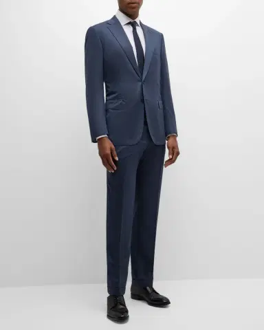 Brioni Men 's Textured Solid Suit | Thumbnail 2