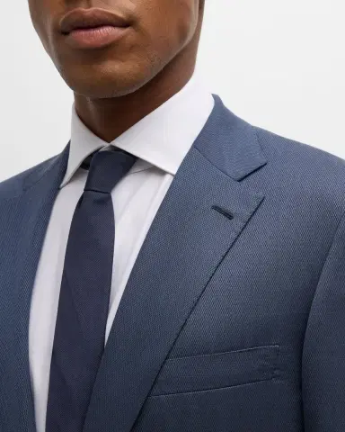 Brioni Men 's Textured Solid Suit | Thumbnail 6