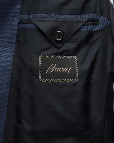 Brioni Men 's Textured Solid Suit | Thumbnail 7