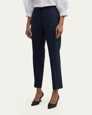Lafayette 148 New York Clinton Cropped Stretch Wool Pants | Thumbnail 4 Lafayette 148 New York Clinton Cropped Stretch Wool Pants | Thumbnail 4