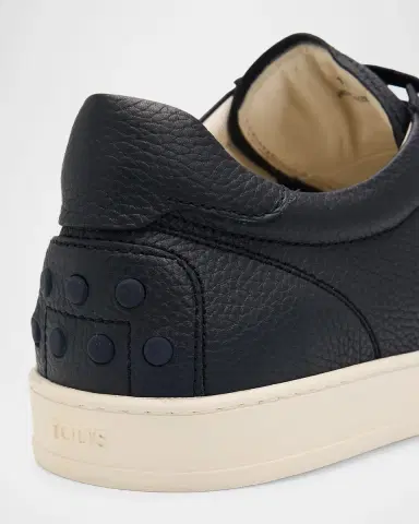 Tod's Men's Allacciata Casse Leather Low-Top Sneakers | Thumbnail 4 Tod's Men's Allacciata Casse Leather Low-Top Sneakers | Thumbnail 4