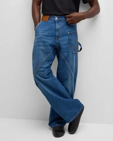 JW Anderson Men's Twisted Workwear Jeans | Thumbnail 6 JW Anderson Men's Twisted Workwear Jeans | Thumbnail 6