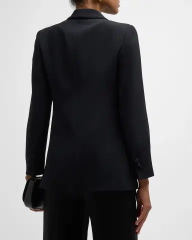 Emporio Armani Essentials One-Button Blazer Jacket | Thumbnail 3 Emporio Armani Essentials One-Button Blazer Jacket | Thumbnail 3