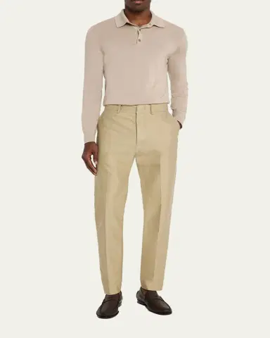 Santoni Men's Ikangia Leather Penny Loafers | Thumbnail 3