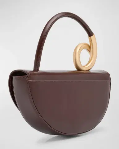 Cult Gaia Azariah Leather Coil Top-Handle Bag | Thumbnail 6 Cult Gaia Azariah Leather Coil Top-Handle Bag | Thumbnail 6
