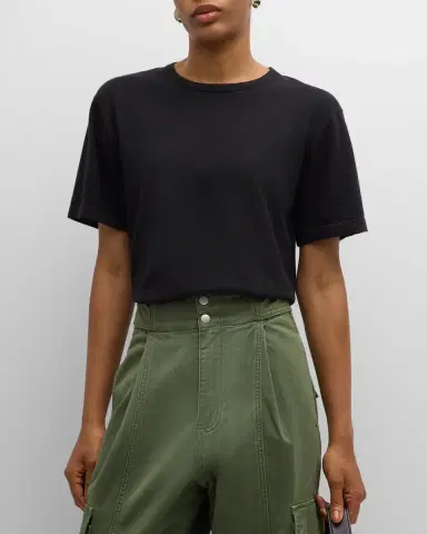 RAILS Cotton Cashmere Crewneck T-Shirt | Thumbnail 4