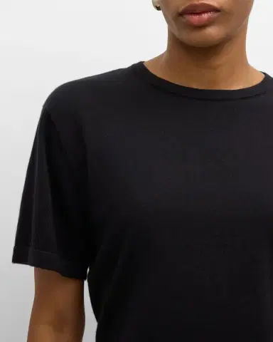 RAILS Cotton Cashmere Crewneck T-Shirt | Thumbnail 5