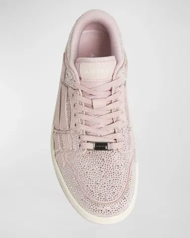 AMIRI Skel Crystal Leather Low-Top Sneakers | Thumbnail 4 AMIRI Skel Crystal Leather Low-Top Sneakers | Thumbnail 4