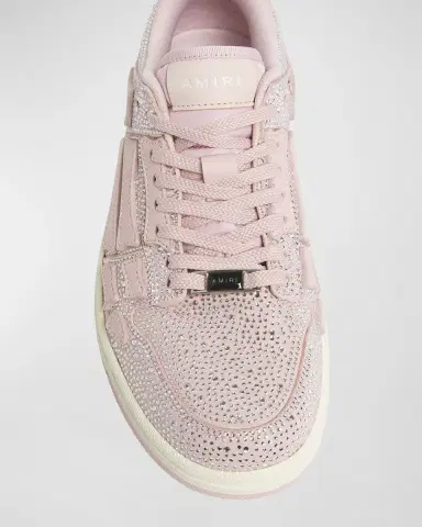 AMIRI Skel Crystal Leather Low-Top Sneakers | Thumbnail 5 AMIRI Skel Crystal Leather Low-Top Sneakers | Thumbnail 5
