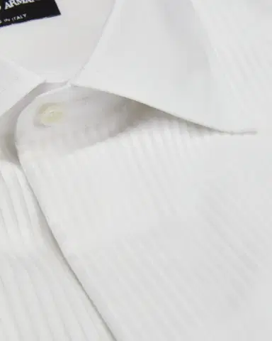 Giorgio Armani Men's Pleated Bib Basic Tuxedo Shirt | Thumbnail 2